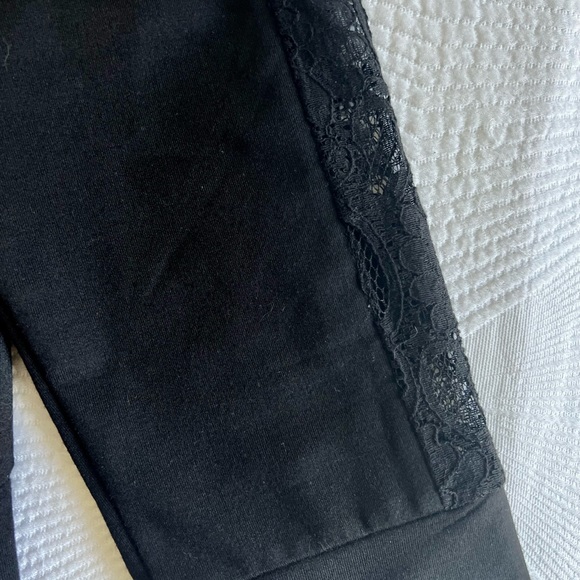 Adore Me Black Top with Lace - Picture 3 of 3